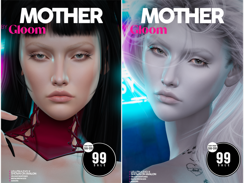 Mother Skin Human - EvoX | Mother Skin Fantasy - EvoX	&lt;a href=&quot;https://maps.secondlife.com/secondlife/Moonstar/134/168/44&quot; target=&quot;_blank&quot;&gt;Teleport&lt;/a&gt;