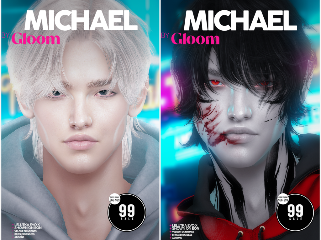 Michael Skin Human - EvoX | Michael Skin Fantasy - EvoX	&lt;a href=&quot;https://maps.secondlife.com/secondlife/Moonstar/134/168/44&quot; target=&quot;_blank&quot;&gt;Teleport&lt;/a&gt;