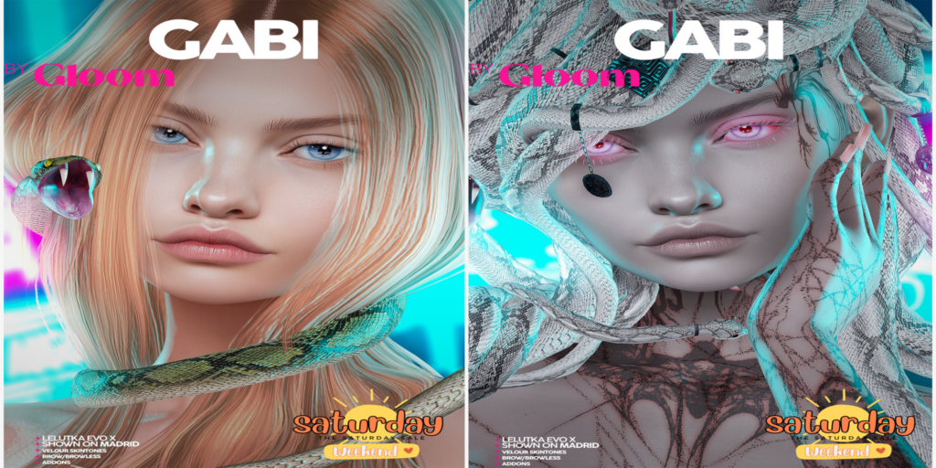 Gabi Skin Human - EvoX | Gabi Skin Fantasy - EvoX	&lt;a href=&quot;https://maps.secondlife.com/secondlife/Moonstar/134/168/44&quot; target=&quot;_blank&quot;&gt;Teleport&lt;/a&gt;