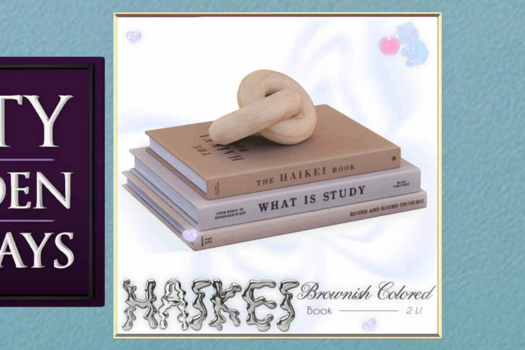 Brownish Colored Book	&lt;a href=&quot;http://maps.secondlife.com/secondlife/LoveCats/127/136/3003&quot; target=&quot;_blank&quot;&gt;Teleport&lt;/a&gt;