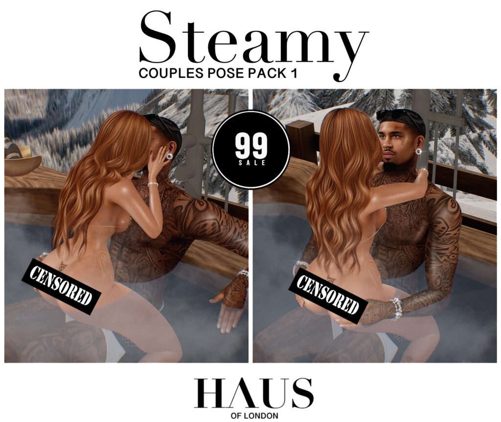 Steamy Couple Pose Pack 1	&lt;a href=&quot;http://maps.secondlife.com/secondlife/Golden%20Marina/67/59/3028&quot; target=&quot;_blank&quot;&gt;Teleport&lt;/a&gt;
