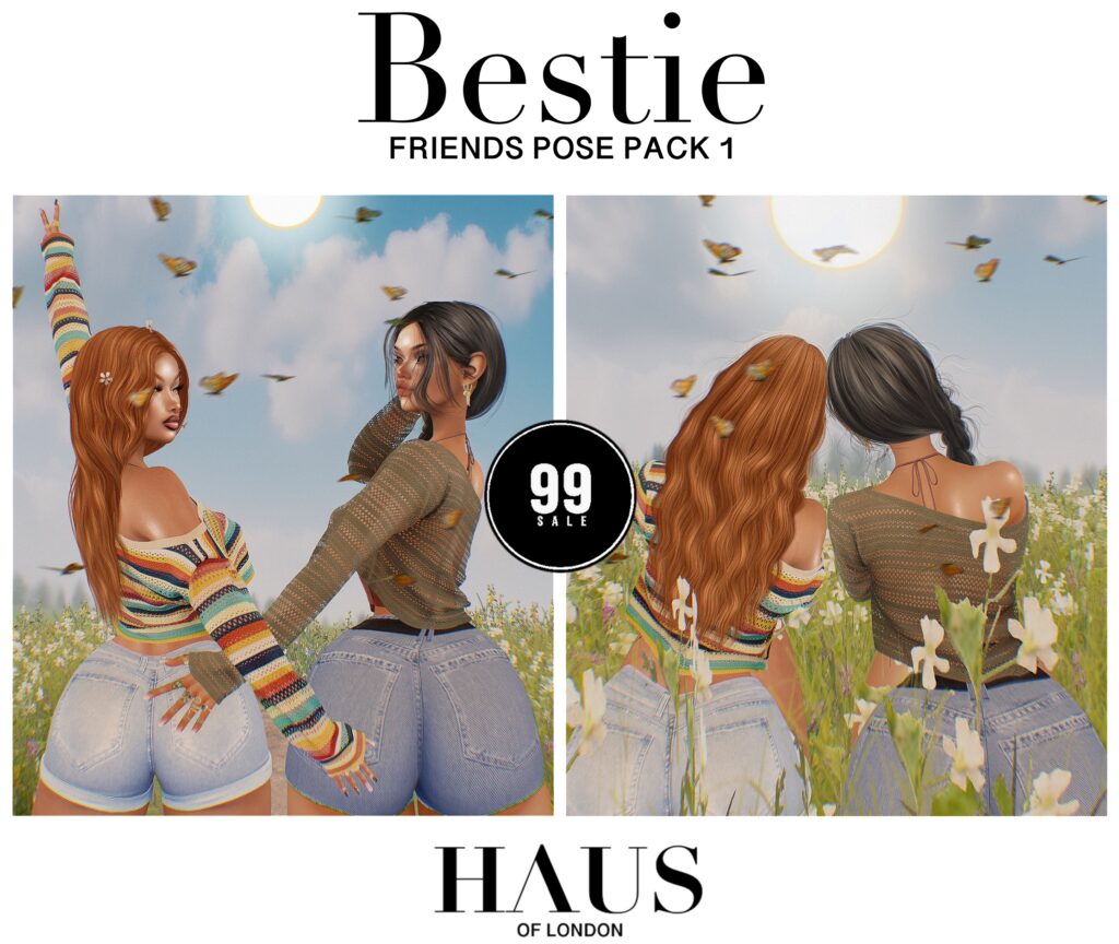 Bestie Friends Poses	&lt;a href=&quot;http://maps.secondlife.com/secondlife/Golden%20Marina/67/59/3028&quot; target=&quot;_blank&quot;&gt;Teleport&lt;/a&gt;
