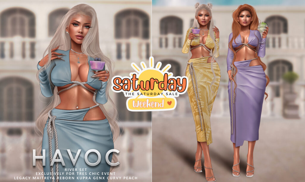 River Set - GenX Curvy/Inithium/Legacy/Maitreya/Peach/Reborn	&lt;a href=&quot;http://maps.secondlife.com/secondlife/Baddie%20Bay/96/126/26&quot; target=&quot;_blank&quot;&gt;Teleport&lt;/a&gt;