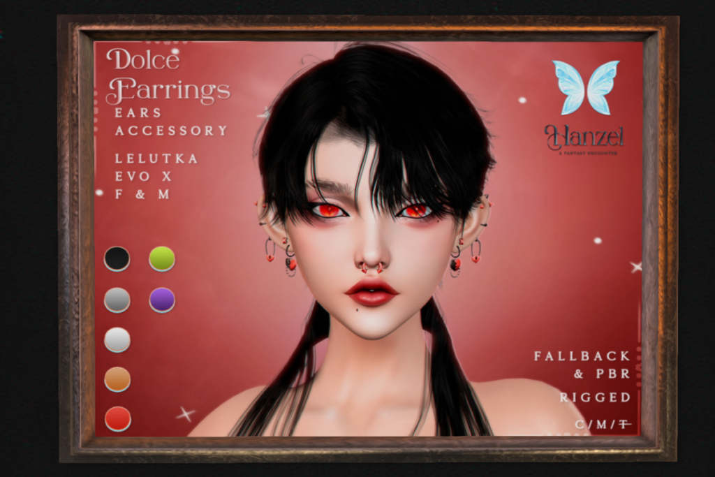 Dolce Earrings - EvoX, L$575