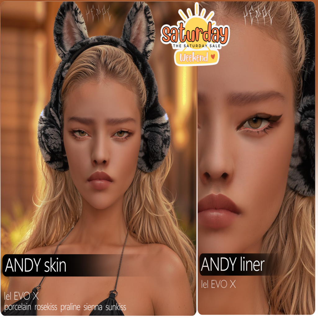 Andy Skin - EvoX | Andy Eyeliner - EvoX	&lt;a href=&quot;http://maps.secondlife.com/secondlife/Forbidden%20Forest/129/141/1153&quot; target=&quot;_blank&quot;&gt;Teleport&lt;/a&gt;