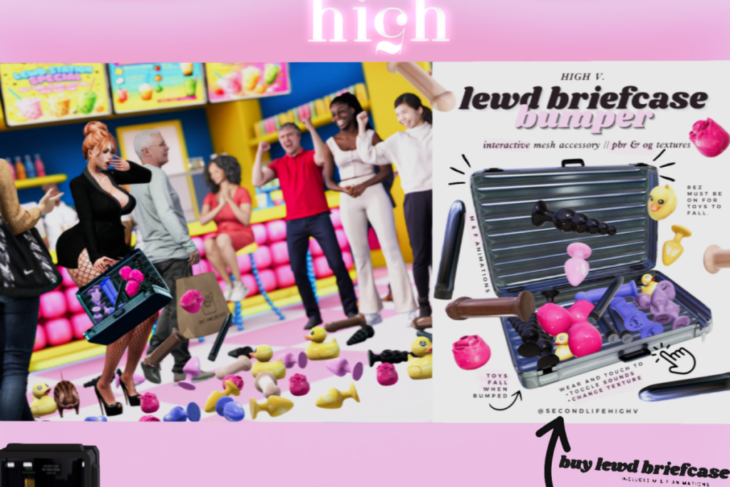 Lewd Briefcase Bumper, L$299