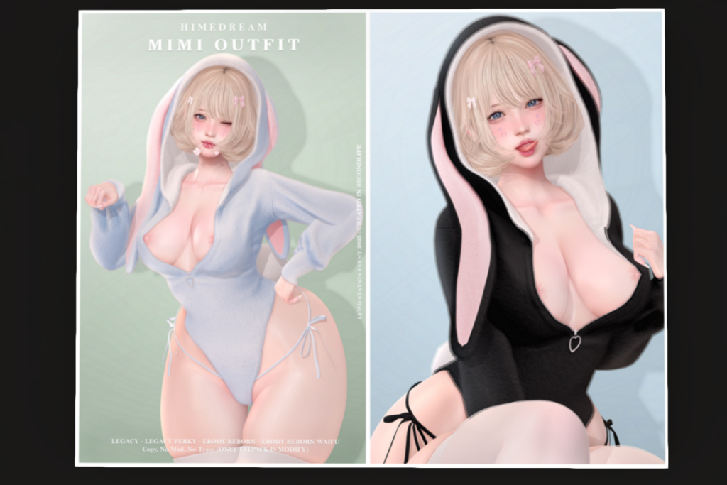 Mimi Outfit - Legacy/Reborn/+mods, L$250 each/L$1999 FP