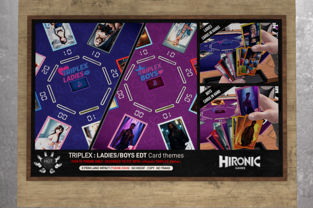 Triplex Ladies/Boys Card Theme, L$480