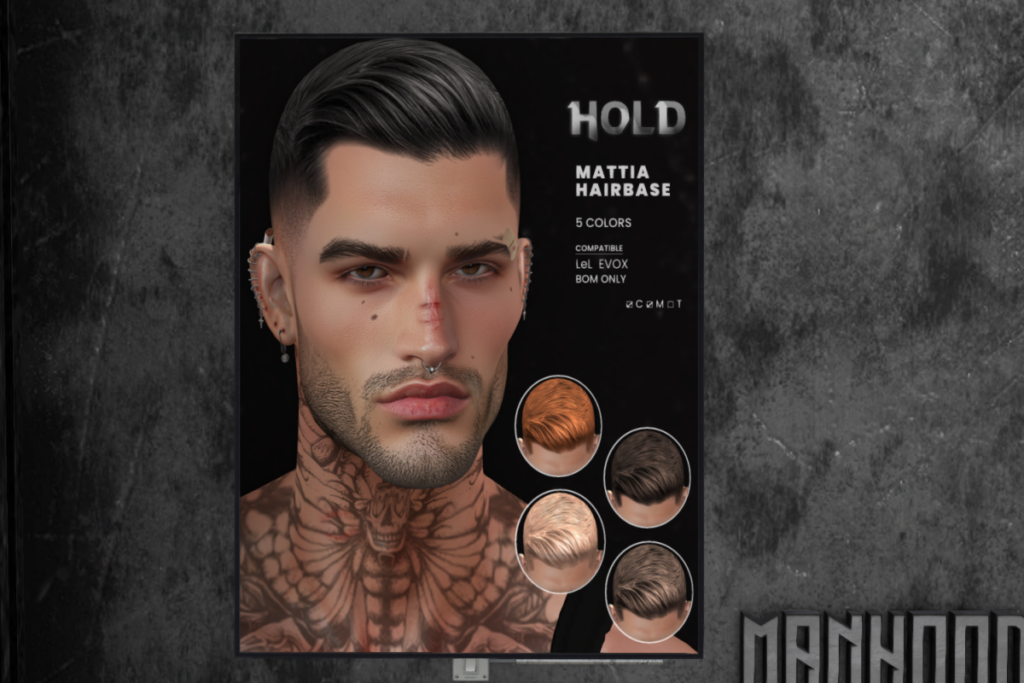 Mattia Hairbase - EvoX, L$290