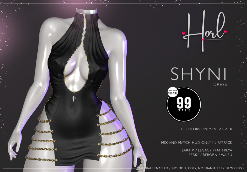 Shyni Dress - Legacy/Maitreya/Reborn/+mods	&lt;a href=&quot;http://maps.secondlife.com/secondlife/Spiced%20Romance/10/141/2894&quot; target=&quot;_blank&quot;&gt;Teleport&lt;/a&gt;