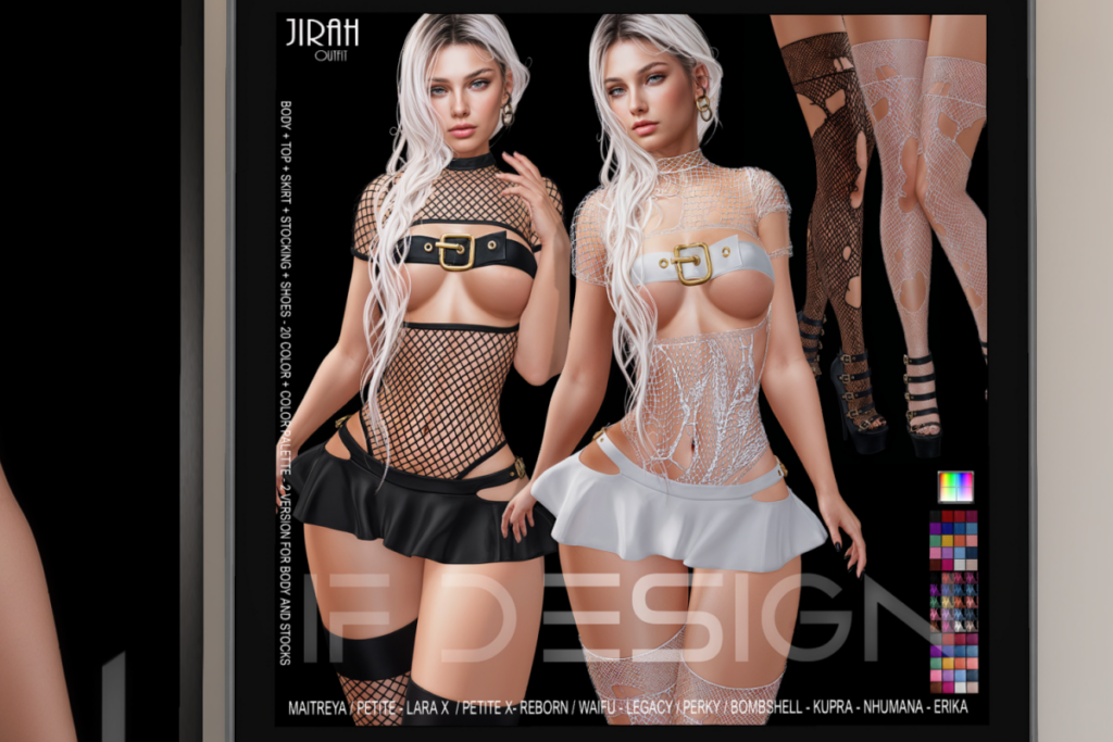 Jirah Outfit - Erika/Inithium/Legacy/Maitreya/Nhumana/Reborn/+mods, L$299