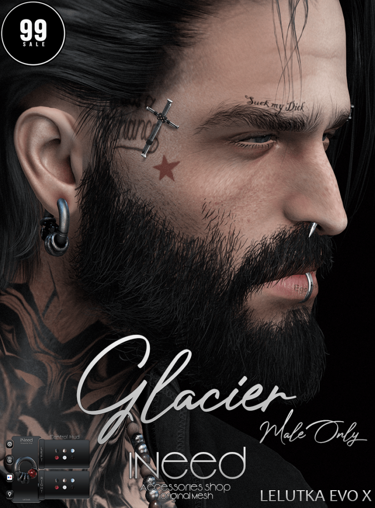 Glacier Earrings - EvoX Ears M	&lt;a href=&quot;http://maps.secondlife.com/secondlife/Starfall%20Bay/193/47/29&quot; target=&quot;_blank&quot;&gt;Teleport&lt;/a&gt;