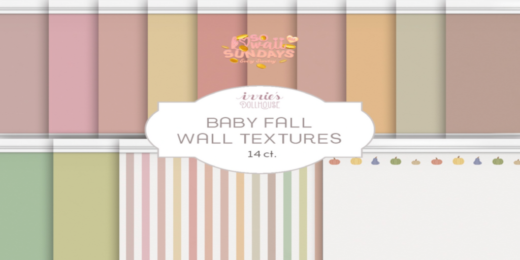Baby Fall Wall Textures	&lt;a href=&quot;http://maps.secondlife.com/secondlife/Starry%20Night/237/223/3654&quot; target=&quot;_blank&quot;&gt;Teleport&lt;/a&gt;