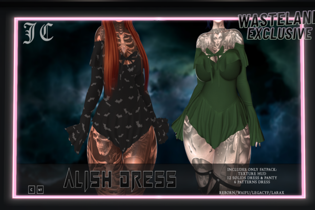 Alish Dress - Legacy/MaitreyaX/Reborn/+mods, L$250 each/L$1800 FP