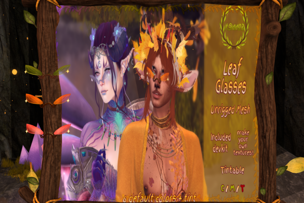 Leaf Glasses, L$338