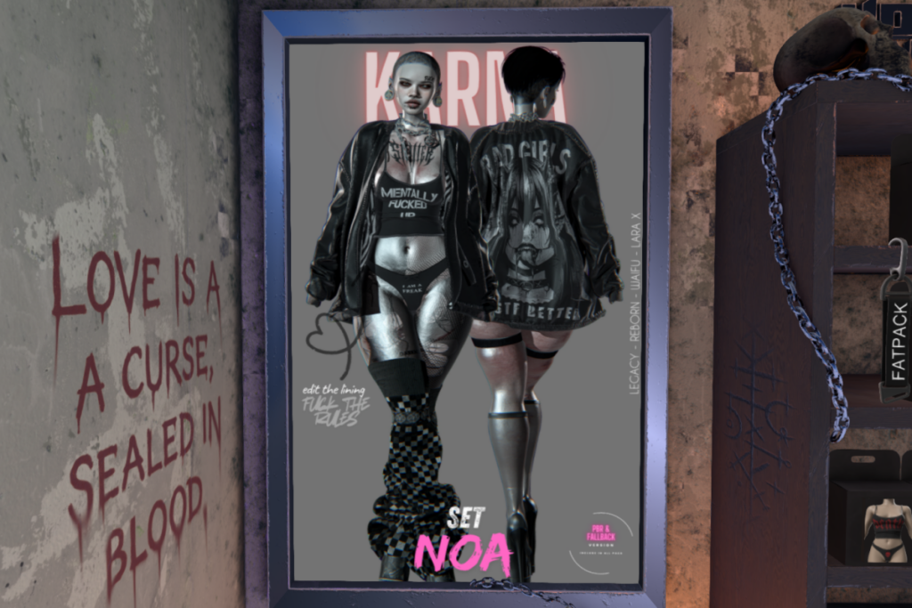 Noa Bomber and Underwear - Legacy/MaitreyaX/Reborn/+mods, L$299-L$399 each/L$1599-L$1999 each FP