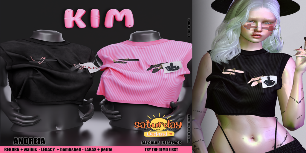 Andreia Top - Legacy/MaitreyaX/Reborn/+mods	&lt;a href=&quot;http://maps.secondlife.com/secondlife/Embrace%20the%20Ocean/244/186/21&quot; target=&quot;_blank&quot;&gt;Teleport&lt;/a&gt;