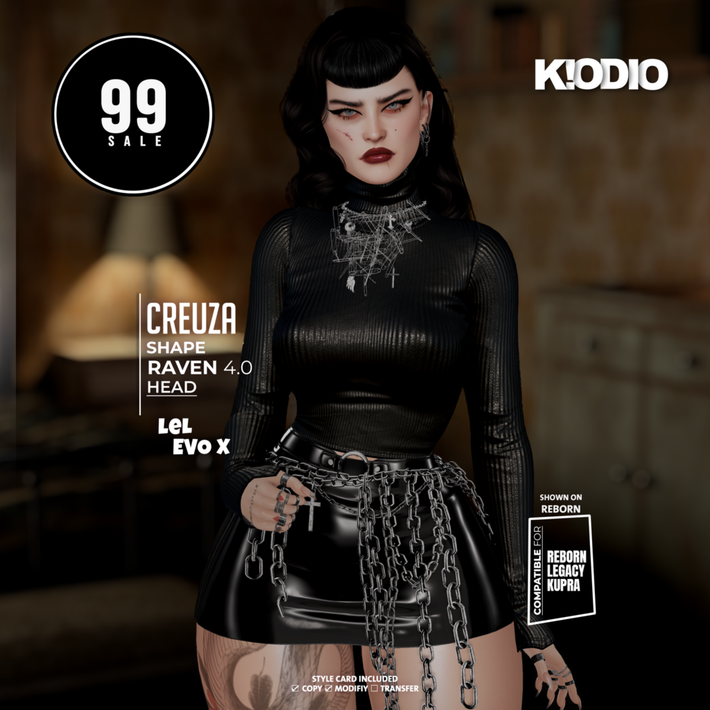 Creuza Shape - EvoX Raven/Inithium/Legacy/Reborn	&lt;a href=&quot;http://maps.secondlife.com/secondlife/Esterwind/159/157/739&quot; target=&quot;_blank&quot;&gt;Teleport&lt;/a&gt;