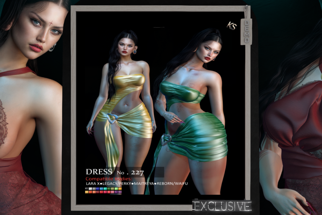 Dress No. 227 - Legacy/Maitreya/Reborn/+mods, L$299