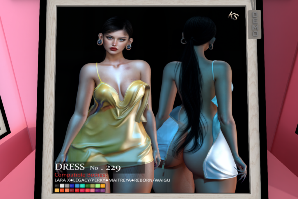 Dress #229 - Legacy/Maitreya/Reborn/+mods, L$299