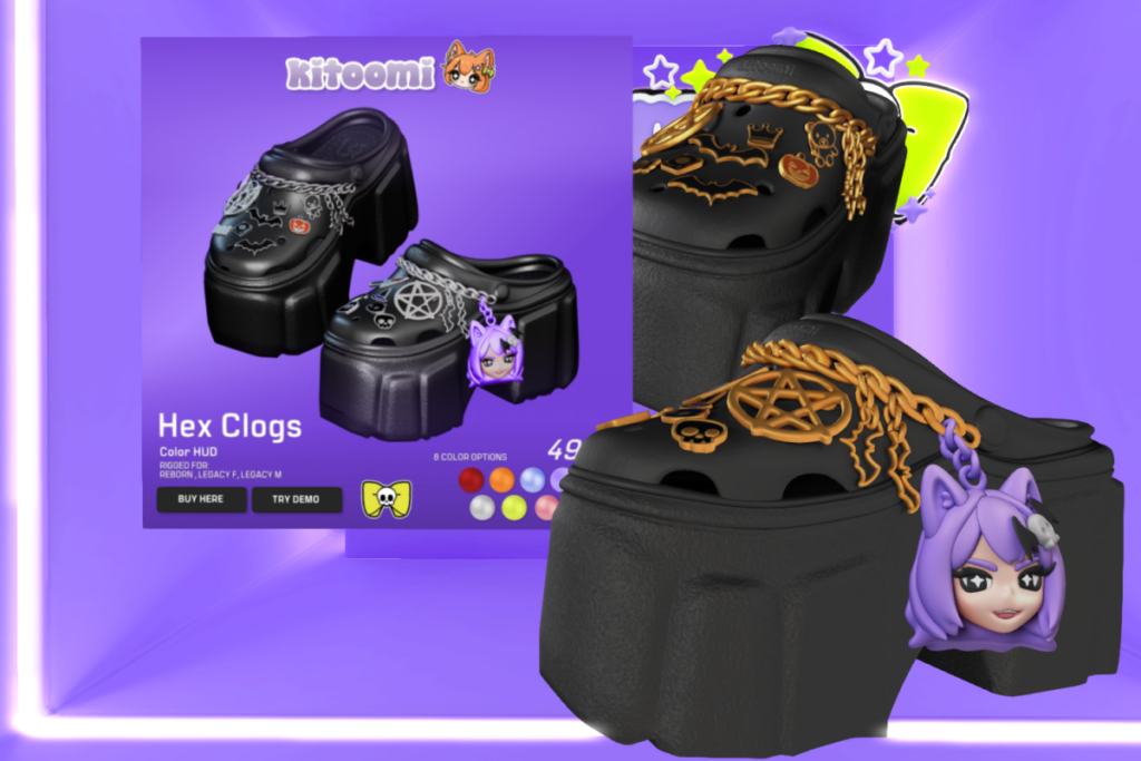 Hex Clogs - Legacy F+M/Reborn, L$499