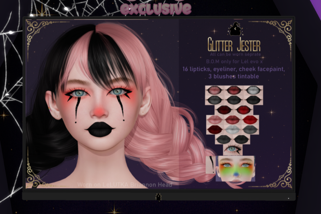 Glitter Jester - EvoX, L$300