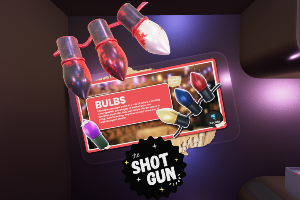 Bulbs, L$298 each/L$594 FP