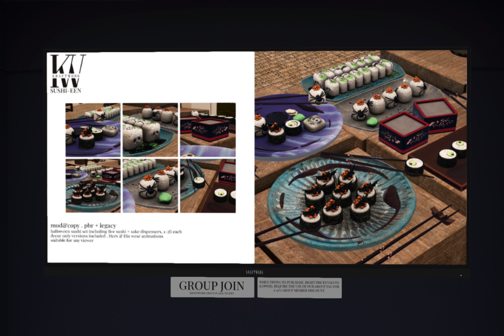 Sushi-een, L$499