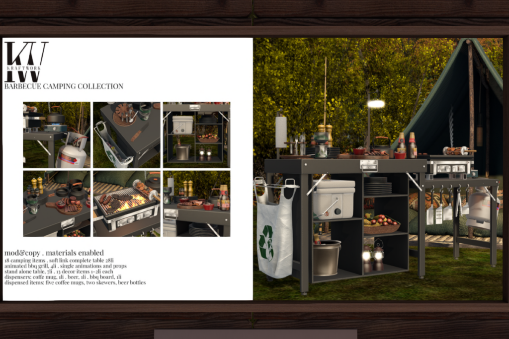 Barbecue Camping Collection, L$540-L$599