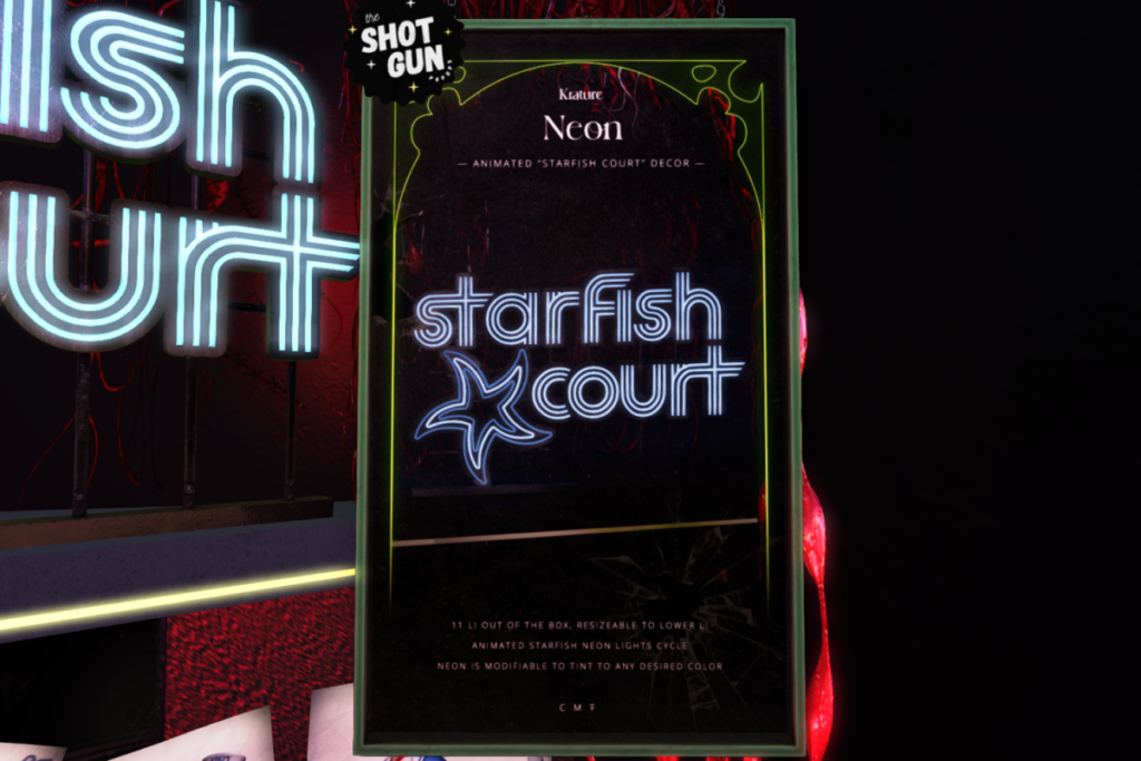 Starfish Court Sign, L$249