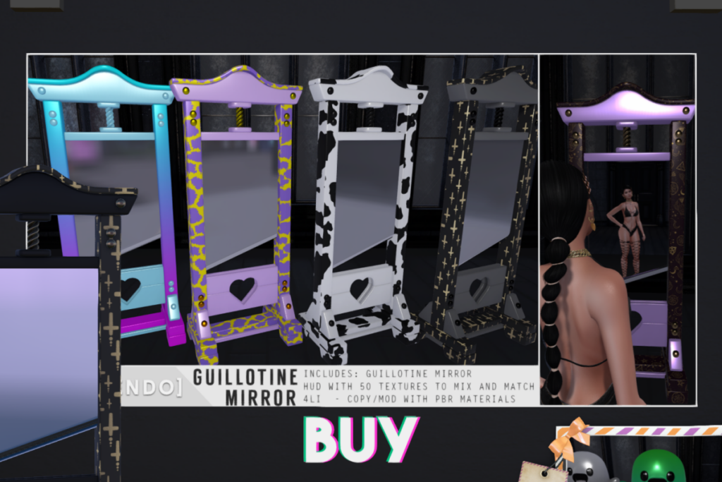 Guillotine Mirror, L$399