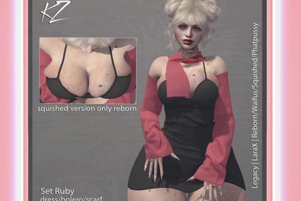 Ruby Outfit - LEgacy/MaitreyaX/Reborn/+mods, L$290 each/L$950 FP