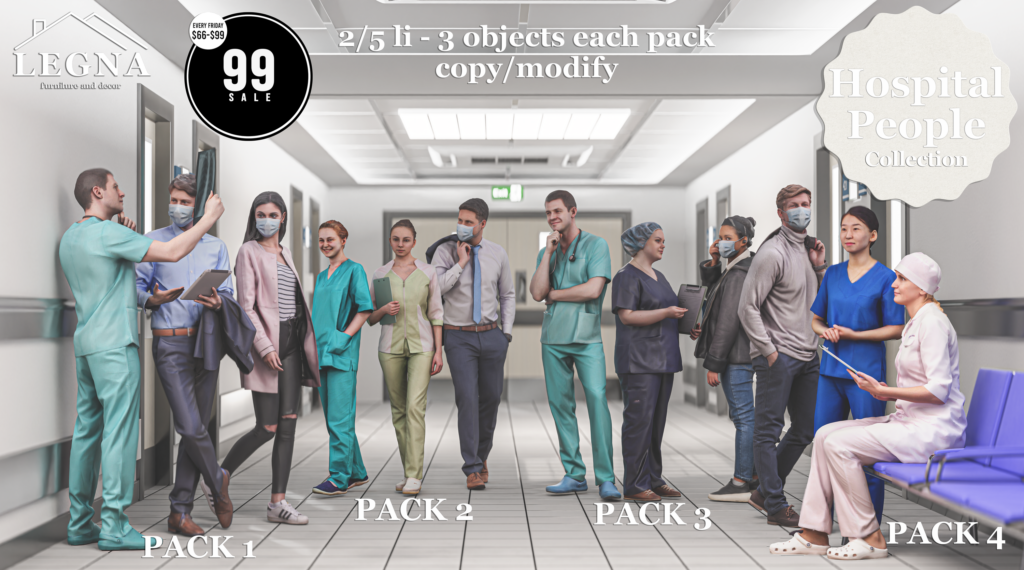 Hospital People Collection	&lt;a href=&quot;http://maps.secondlife.com/secondlife/Dark%20Desires/150/191/21&quot; target=&quot;_blank&quot;&gt;Teleport&lt;/a&gt;