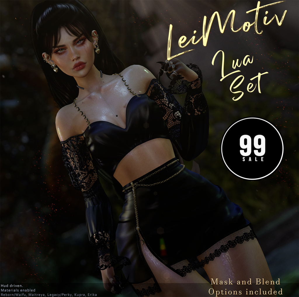 Lua Set - Erika/Inithium/Legacy/Maitreya/Reborn/+mods	&lt;a href=&quot;http://maps.secondlife.com/secondlife/Violet%20Hill/66/72/2501&quot; target=&quot;_blank&quot;&gt;Teleport&lt;/a&gt;