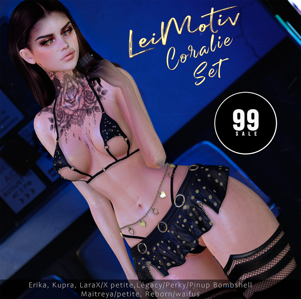 Coralie Set - Erika/Inithium/Legacy/Maitreya/Reborn/+mods	&lt;a href=&quot;http://maps.secondlife.com/secondlife/Violet%20Hill/66/72/2501&quot; target=&quot;_blank&quot;&gt;Teleport&lt;/a&gt;