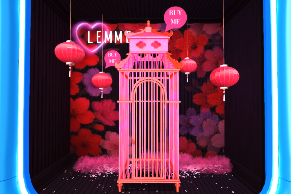 Erotic Lamp &amp; Cage, L$350-L$490 each