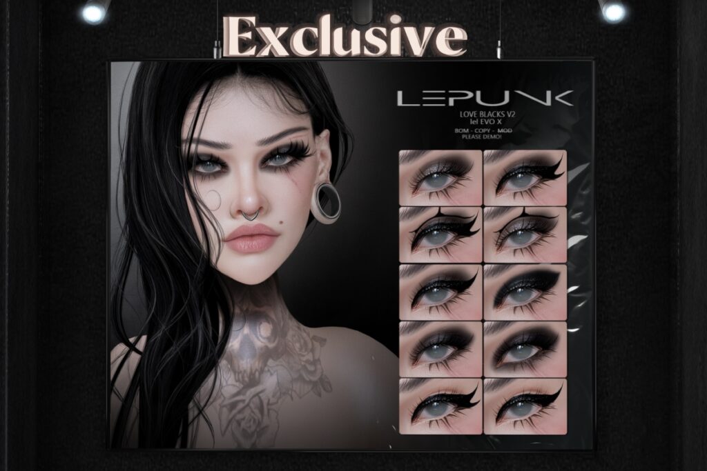 Love Blacks V2 Eyeshadow - EvoX, L$325 FP