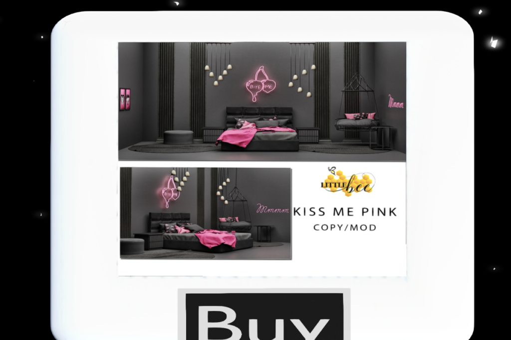 Kiss Me Pink Bedroom, L$59 per pull, L$1899 FP
