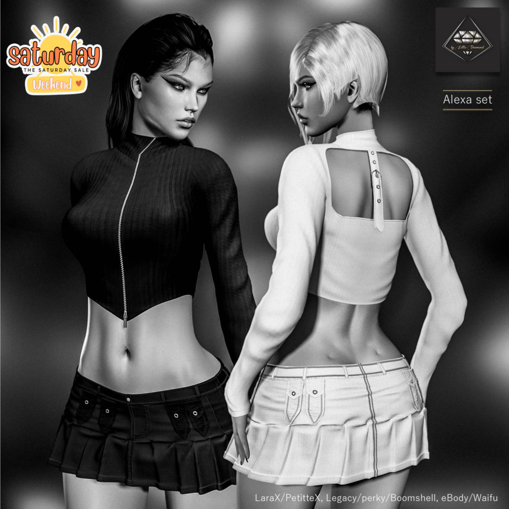 Alexa Set - Legacy/MaitreyaX/Reborn/+mods	&lt;a href=&quot;http://maps.secondlife.com/secondlife/Little%20Diamond/74/121/21&quot; target=&quot;_blank&quot;&gt;Teleport&lt;/a&gt;