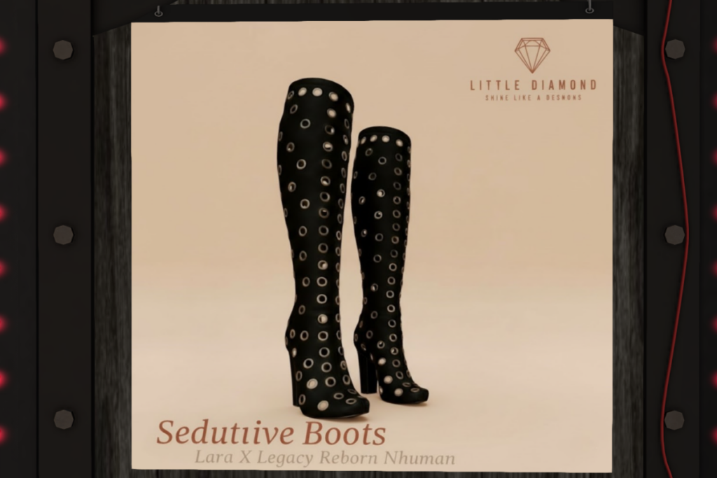 Seductive Boots - Legacy/MaitreyaX/Nhumana/Reborn, L$390 each/L$1690 FP