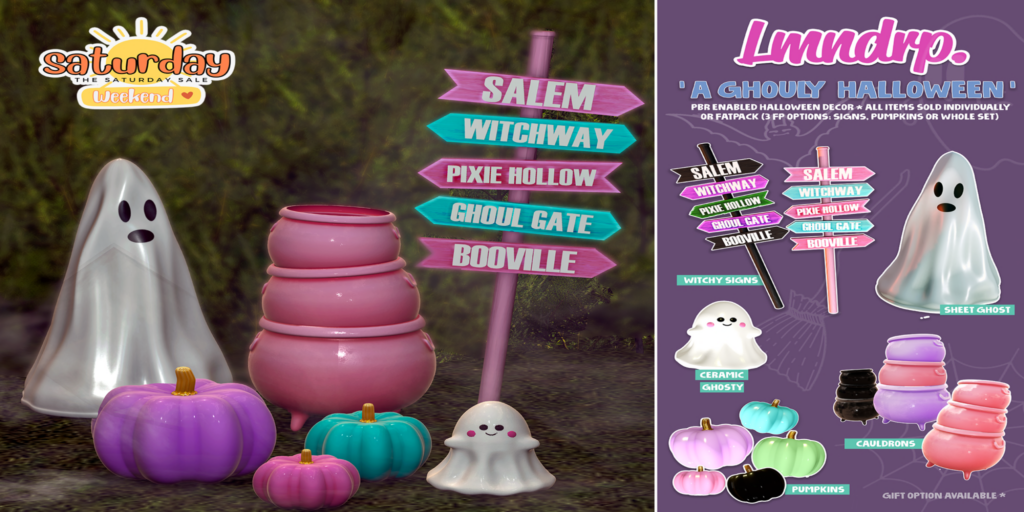 A Ghouly Halloween Decor	&lt;a href=&quot;http://maps.secondlife.com/secondlife/Sky%20Castle/232/191/2491&quot; target=&quot;_blank&quot;&gt;Teleport&lt;/a&gt;
