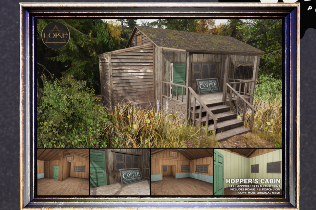 Hopper&#039;s Cabin, L$500