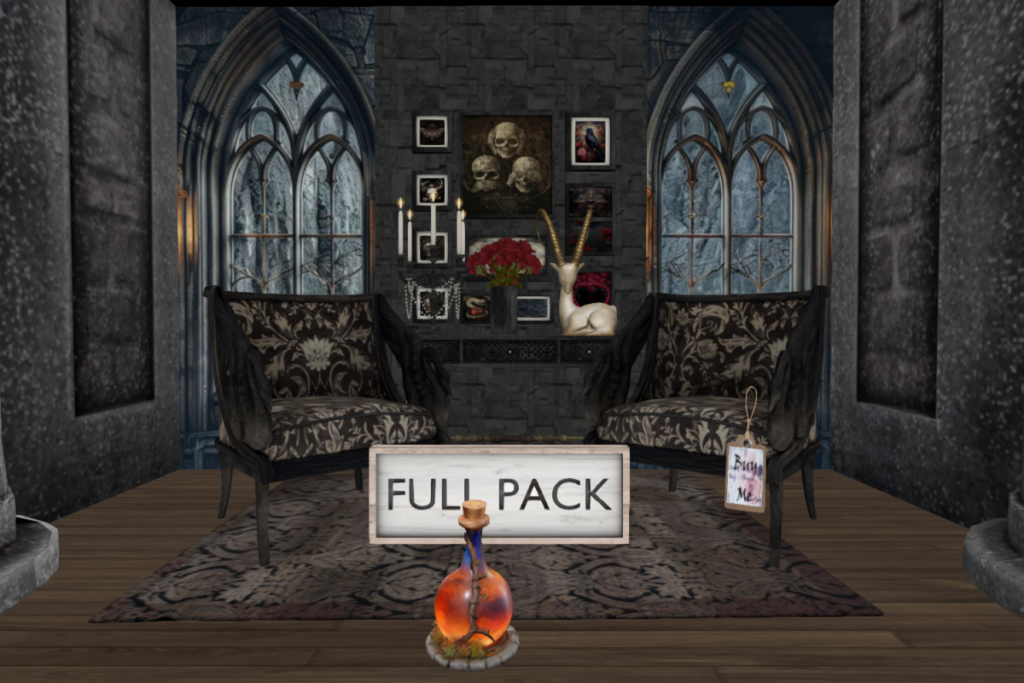 Nyx Decor Collection, L$50-L$100 each/L$250 FP