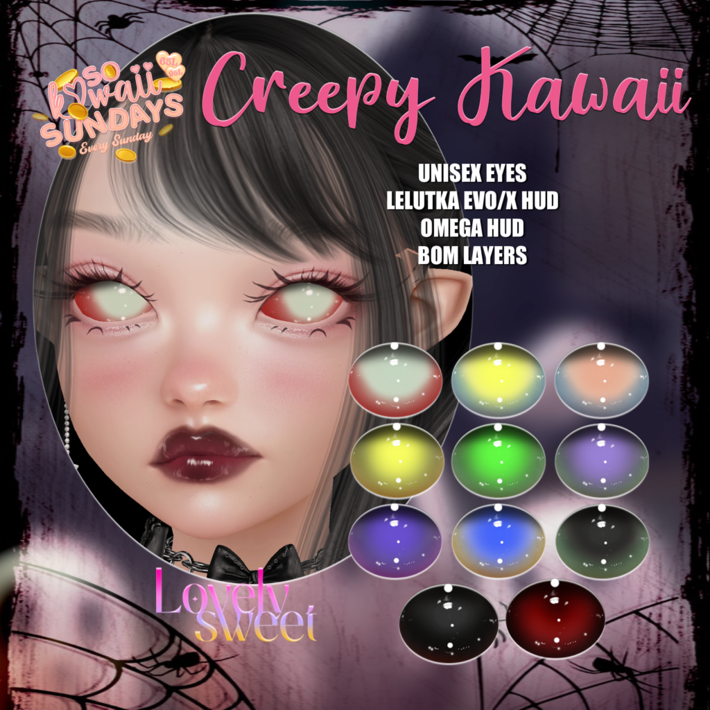 Creepy Kawaii Eyes - BOM/Evo/EvoX/Omega	&lt;a href=&quot;http://maps.secondlife.com/secondlife/Lovething/196/163/1001&quot; target=&quot;_blank&quot;&gt;Teleport&lt;/a&gt;