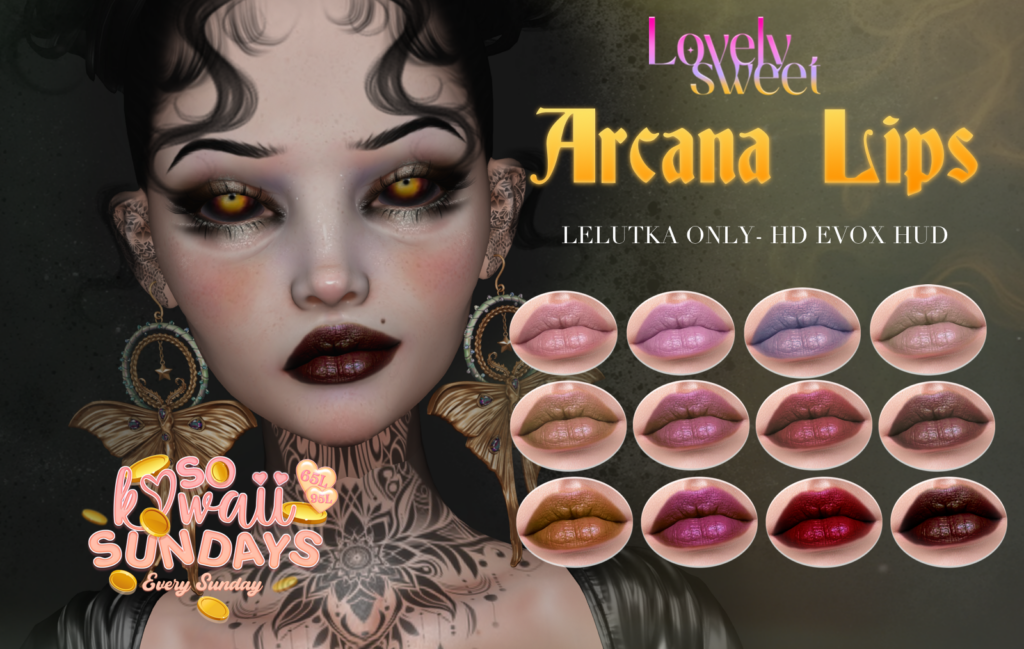 Arcana Lips - EvoX	&lt;a href=&quot;http://maps.secondlife.com/secondlife/Lovething/196/163/1001&quot; target=&quot;_blank&quot;&gt;Teleport&lt;/a&gt;