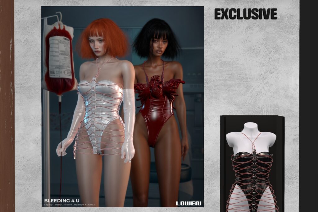 Bleeding 4 U Outfit - GenX/Legacy/MaitreyaX/Reborn/+mods, L$349 FP