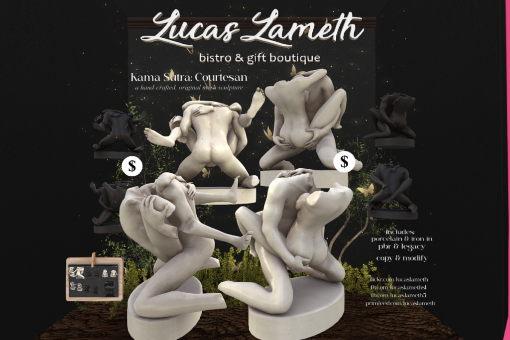 Kama Sutra Courtesan Statues, L$399 each