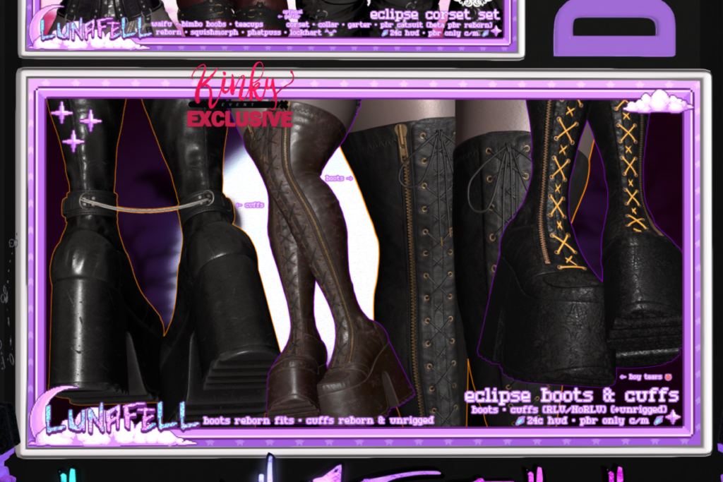 Eclipse Boots - Reborn, L$749