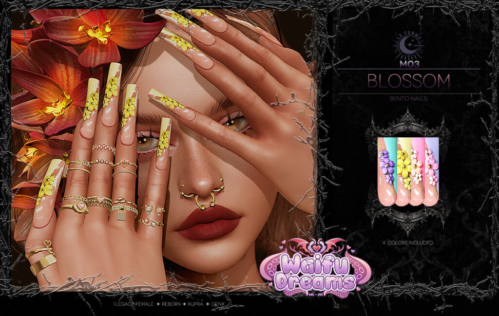 M03 Blossom Nails - GenX/Inithium/Legacy/Reborn