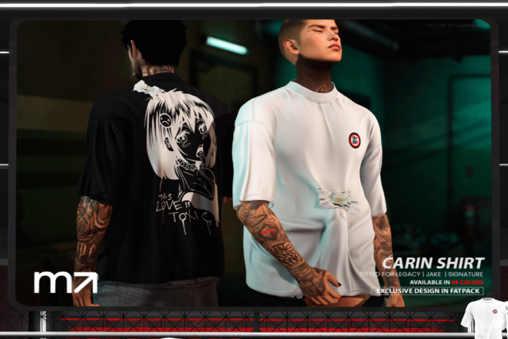 Carin Shirt - Jake/Legacy/Signature, L$299 each/L$999 FP